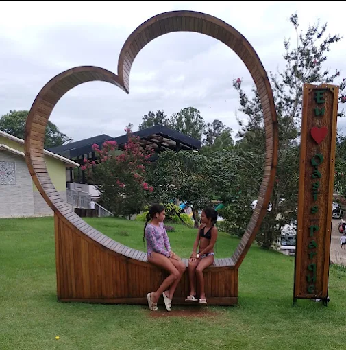 Cenário para fotografias no Oásis Parque